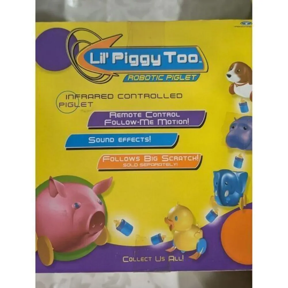 Lil' Piggy Too‎ Robotic Piglet Infrared Controlled PETS CYBER ZOO - NEW 2001